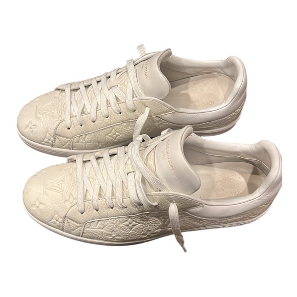 Louis Vuitton White Monogram Sneakers - Picture 2 of 6